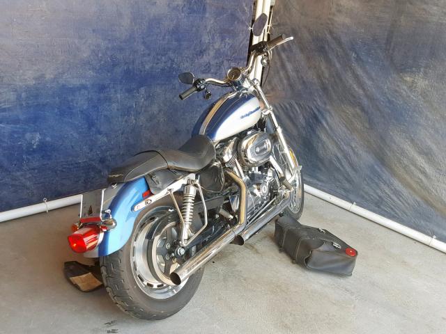 1HD1CGP196K410262 - 2006 HARLEY-DAVIDSON XL1200 C BLUE photo 4