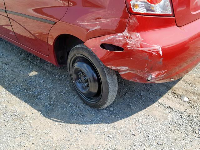 KL1TD66667B778082 - 2007 CHEVROLET AVEO BASE Қызыл фото 9