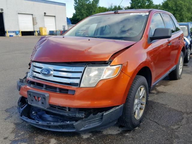 2FMDK36CX7BA22400 - 2007 FORD EDGE SE ORANGE photo 2