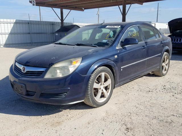 1G8ZS57N07F299832 - 2007 SATURN AURA XE BLUE photo 2