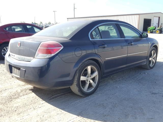 1G8ZS57N07F299832 - 2007 SATURN AURA XE BLUE photo 4