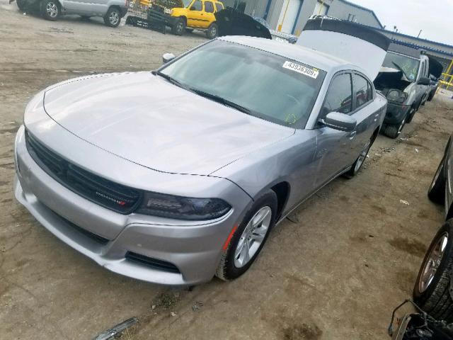 2C3CDXBG0JH248030 - 2018 DODGE CHARGER SX GRAY photo 2