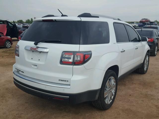 1GKKVSKD7HJ205315 - 2017 GMC ACADIA LIM WHITE photo 4