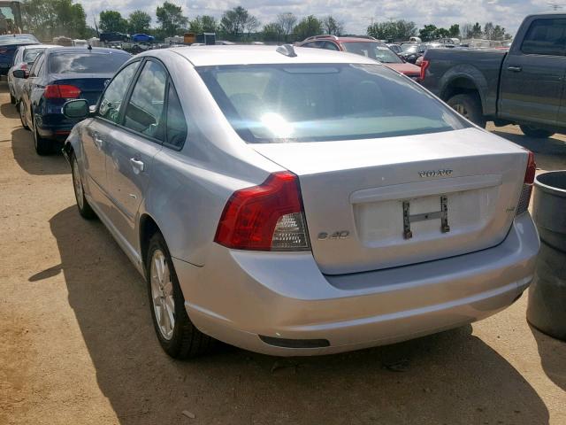 YV1MS382282397112 - 2008 VOLVO S40 2.4I SILVER photo 3