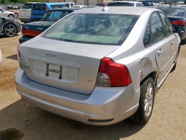 YV1MS382282397112 - 2008 VOLVO S40 2.4I SILVER photo 4