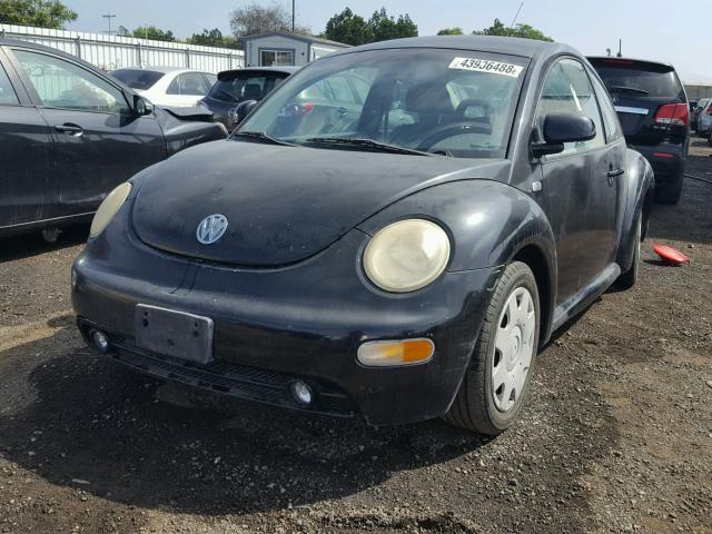 3VWCC21C5XM473065 - 1999 VOLKSWAGEN NEW BEETLE BLACK photo 2