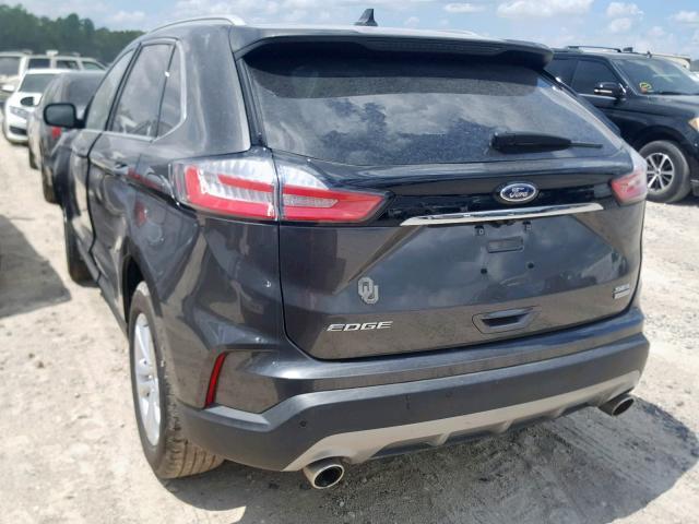 2FMPK3J96KBB68861 - 2019 FORD EDGE SEL GRAY photo 3