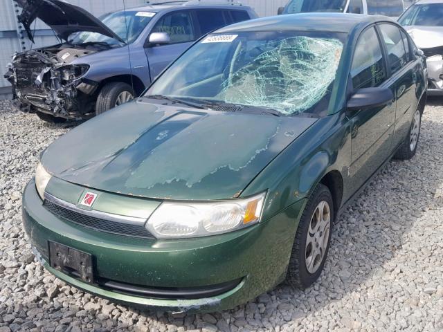 1G8AJ52F14Z137847 - 2004 SATURN ION LEVEL GREEN photo 2