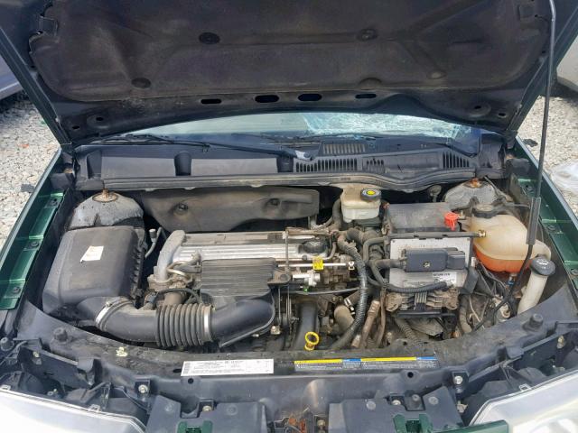 1G8AJ52F14Z137847 - 2004 SATURN ION LEVEL GREEN photo 7