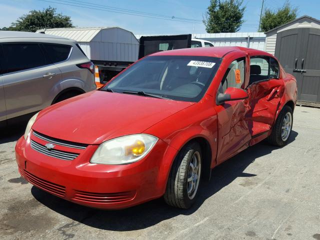 1G1AL58F187143035 - 2008 CHEVROLET COBALT LT RED photo 2