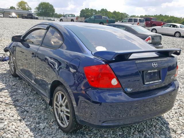 JTKDE177X60130333 - 2006 TOYOTA SCION TC ლურჯი ფოტო 3