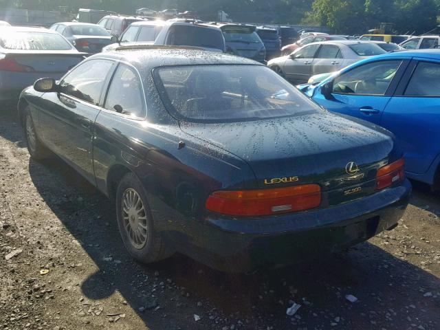 JT8JZ31C7R0017250 - 1994 LEXUS SC 300 GREEN photo 3