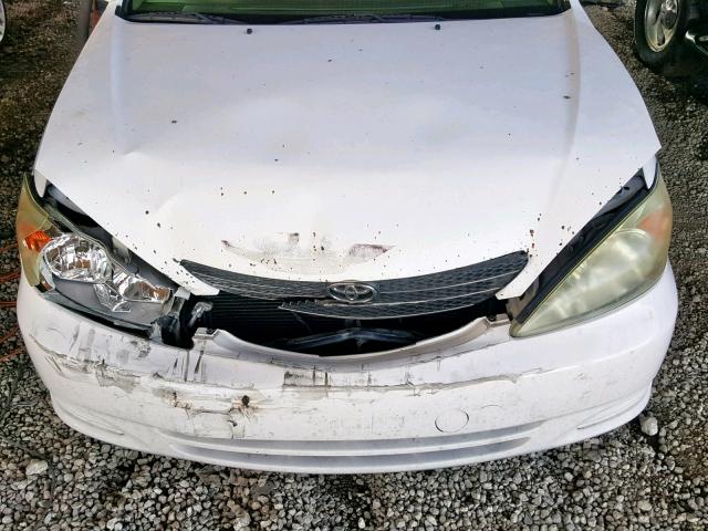 4T1BE32K33U190136 - 2003 TOYOTA CAMRY LE WHITE photo 7