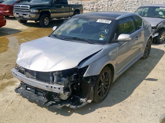 JTKJF5C74E3069118 - 2014 TOYOTA SCION TC ვერცხლისფერი ფოტო 2
