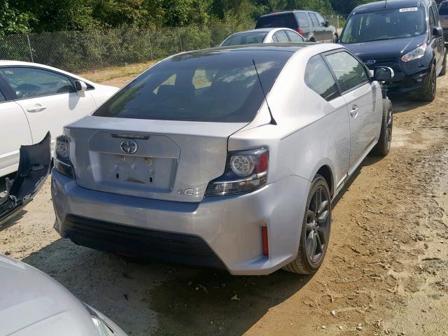 JTKJF5C74E3069118 - 2014 TOYOTA SCION TC ვერცხლისფერი ფოტო 4