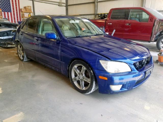 JTHBD182810033840 - 2001 LEXUS IS 300 BLUE photo 1