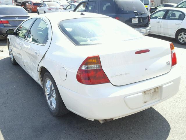 2C3AE66G84H599636 - 2004 CHRYSLER 300M WHITE photo 3