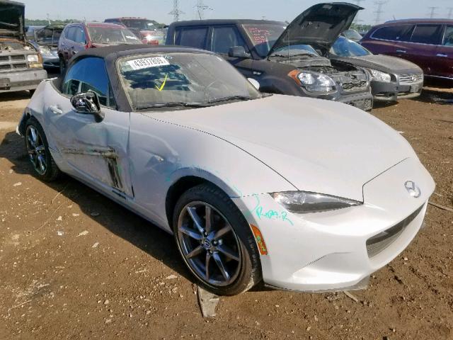 JM1NDAD73G0102877 - 2016 MAZDA MX-5 MIATA WHITE photo 1