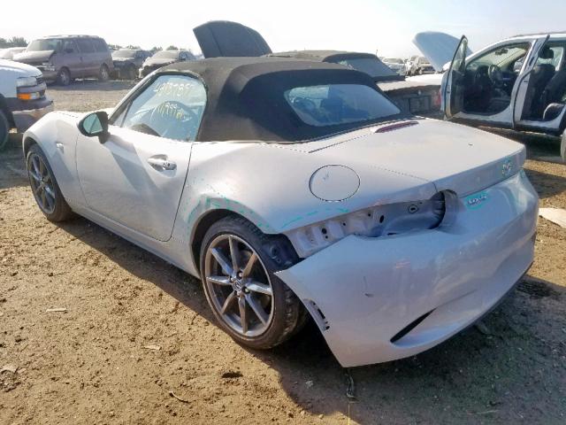 JM1NDAD73G0102877 - 2016 MAZDA MX-5 MIATA WHITE photo 3