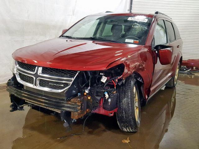 3D4PH1FG3BT502592 - 2011 DODGE JOURNEY MA RED photo 2