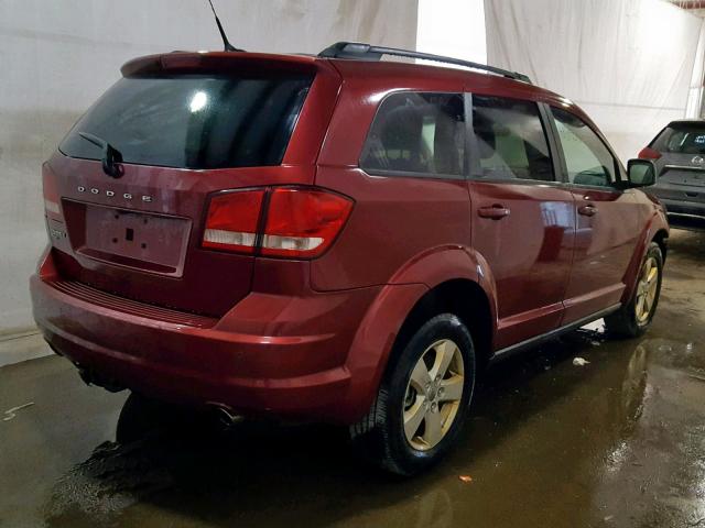 3D4PH1FG3BT502592 - 2011 DODGE JOURNEY MA RED photo 4