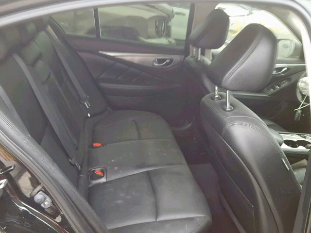 JN1BV7APXEM682466 - 2014 INFINITI Q50 BASE BLACK photo 6