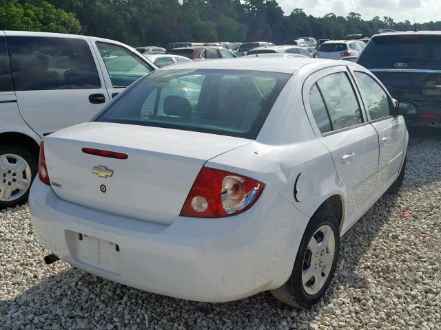 1G1AK52F457636859 - 2005 CHEVROLET COBALT WHITE photo 4