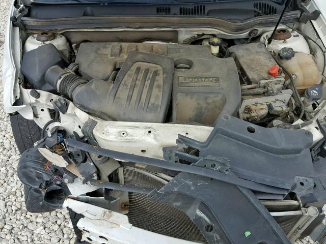 1G1AK52F457636859 - 2005 CHEVROLET COBALT WHITE photo 7