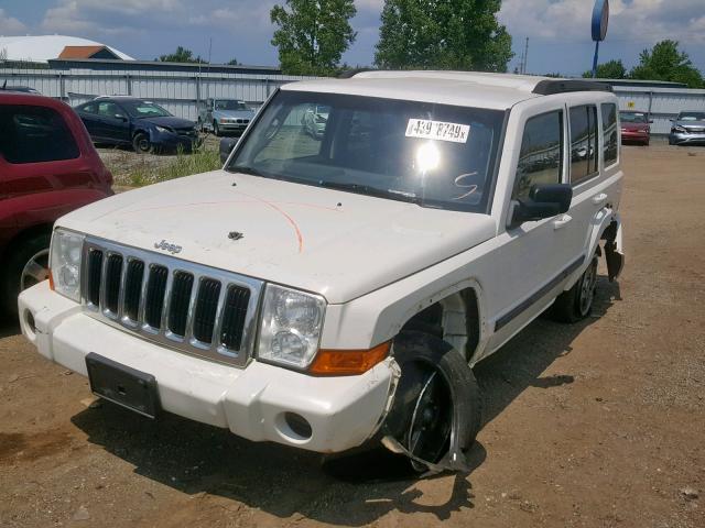 1J8HG48K78C172458 - 2008 JEEP COMMANDER WHITE photo 2