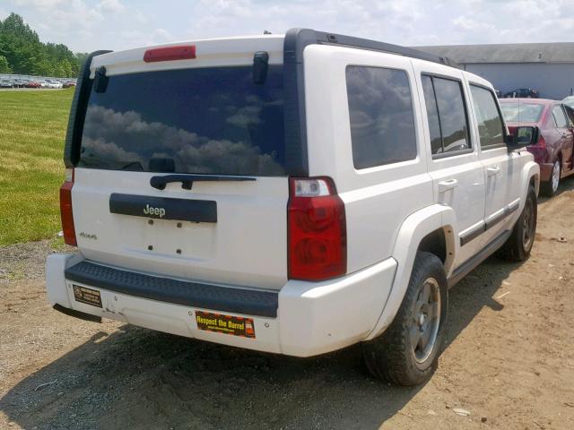 1J8HG48K78C172458 - 2008 JEEP COMMANDER WHITE photo 4