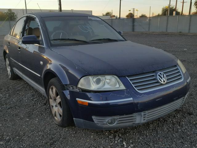 WVWTH63B92P040450 - 2002 VOLKSWAGEN PASSAT GLX 蓝色 照片 1