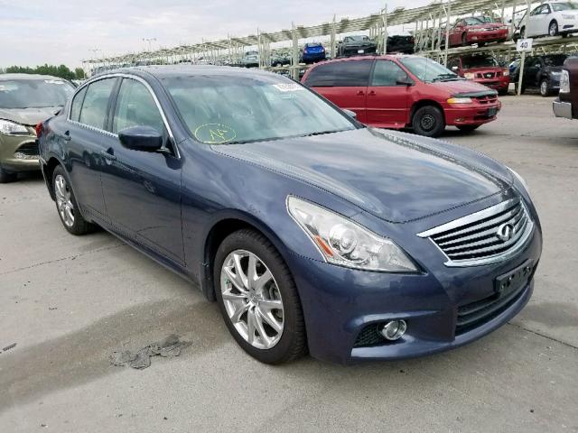 JN1CV6AR8BM401390 - 2011 INFINITI G37 BLUE photo 1