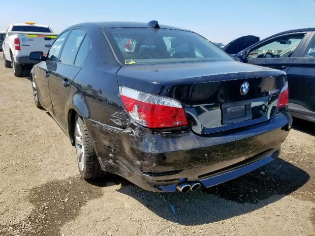 WBANB53577CP03542 - 2007 BMW 550 I BLACK photo 3