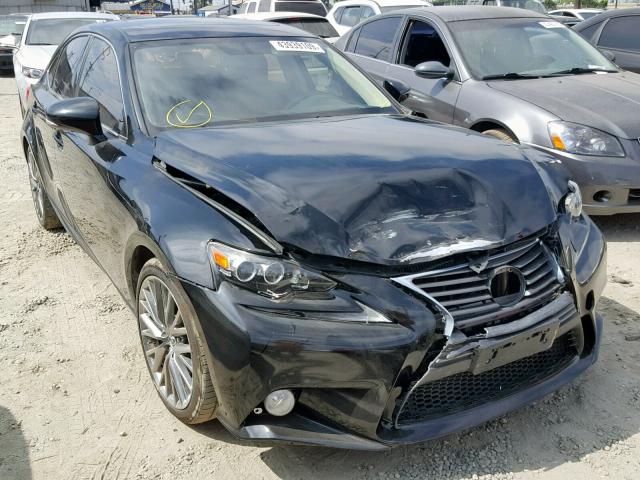 JTHBF1D20E5017611 - 2014 LEXUS IS 250 BLACK photo 1