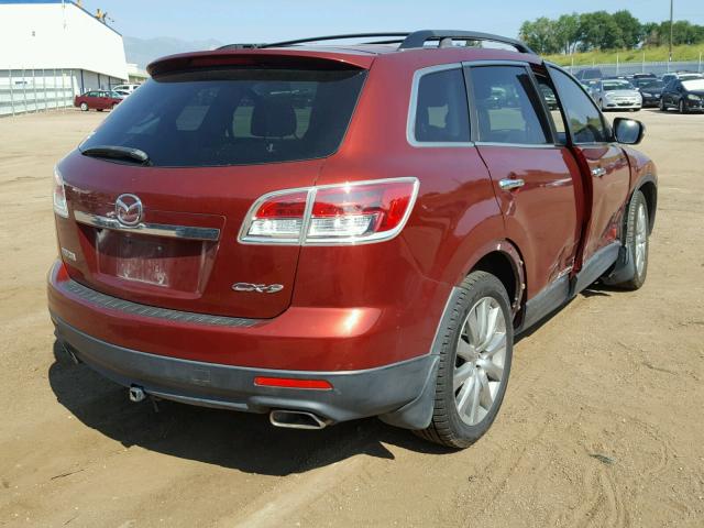 JM3TB38AX80123927 - 2008 MAZDA CX-9 BURGUNDY photo 4