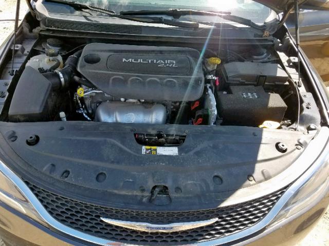 1C3CCCAB8FN731524 - 2015 CHRYSLER 200 LIMITE CHARCOAL photo 7