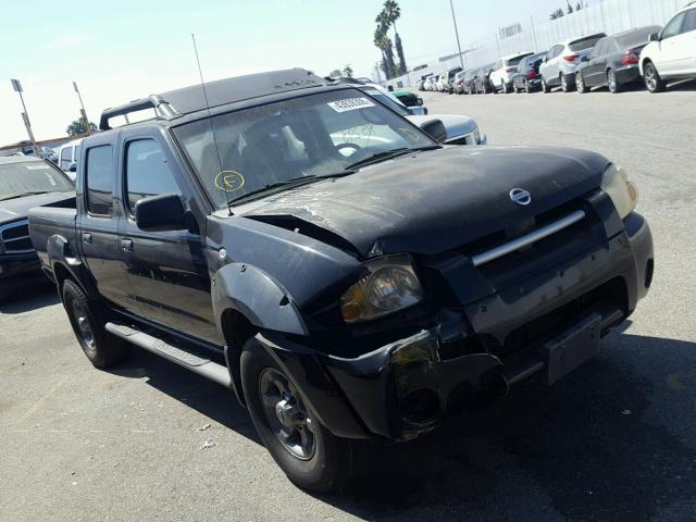 1N6ED27T93C449974 - 2003 NISSAN FRONTIER C BLACK photo 1