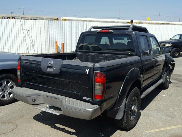 1N6ED27T93C449974 - 2003 NISSAN FRONTIER C BLACK photo 4