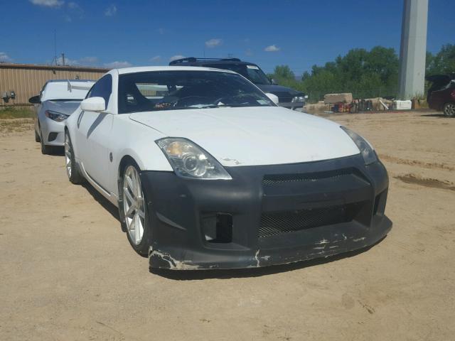 JN1AZ34D73T110428 - 2003 NISSAN 350Z COUPE WHITE photo 1