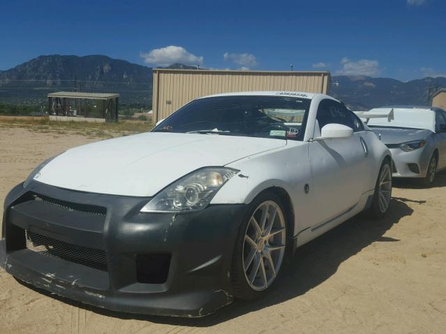 JN1AZ34D73T110428 - 2003 NISSAN 350Z COUPE WHITE photo 2