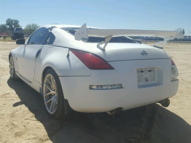 JN1AZ34D73T110428 - 2003 NISSAN 350Z COUPE WHITE photo 3