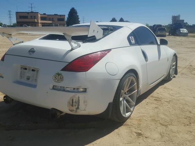 JN1AZ34D73T110428 - 2003 NISSAN 350Z COUPE WHITE photo 4