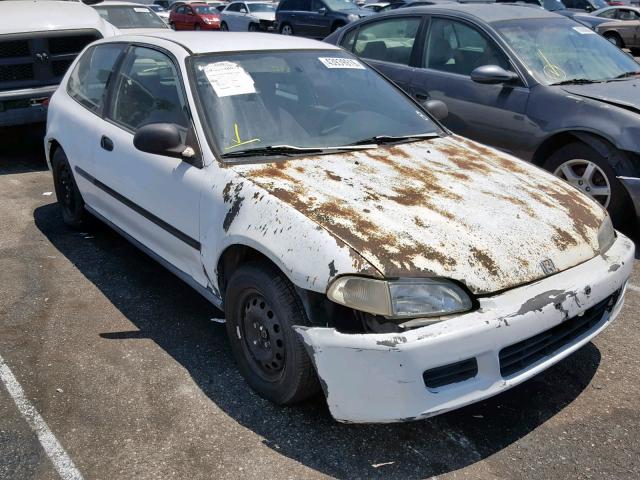 2HGEH2469PH537353 - 1993 HONDA CIVIC DX WHITE photo 1