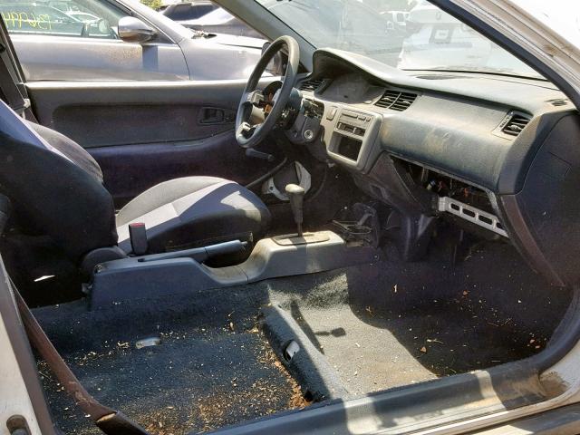 2HGEH2469PH537353 - 1993 HONDA CIVIC DX WHITE photo 5