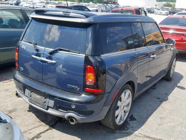 WMWMM33509TP93145 - 2009 MINI COOPER S C BLUE photo 4