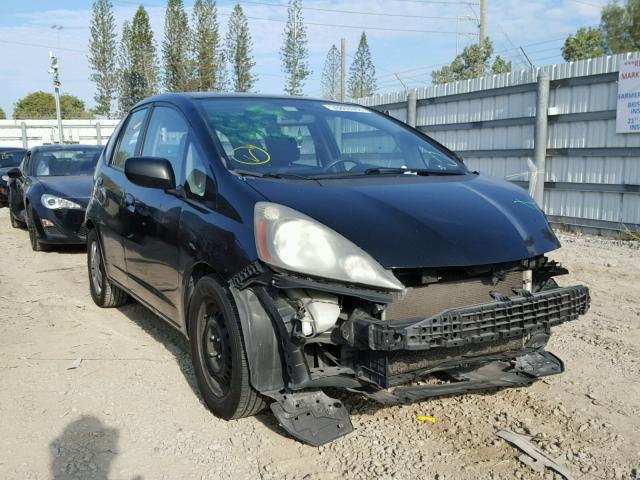 JHMGE88269S007488 - 2009 HONDA FIT BLACK photo 1