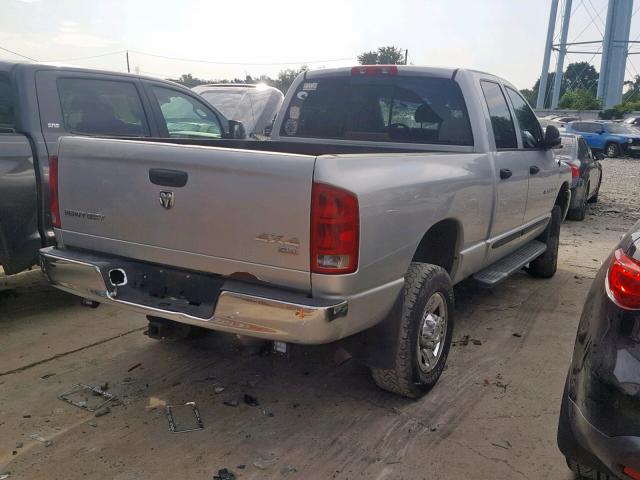 1D7KS28D45J514897 - 2005 DODGE RAM 2500 S SILVER photo 4