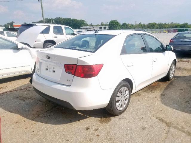 KNAFU4A21C5551726 - 2012 KIA FORTE EX WHITE photo 4