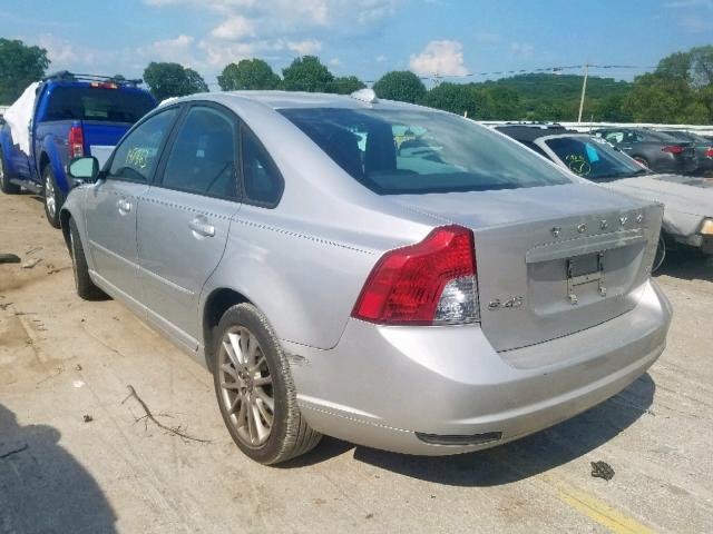 YV1382MSXA2500633 - 2010 VOLVO S40 2.4I SILVER photo 3