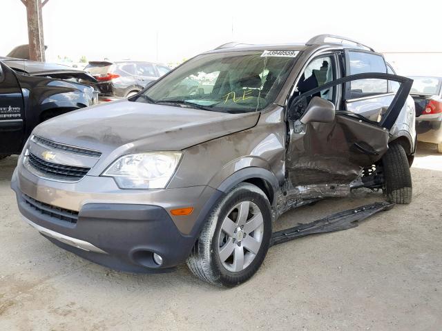 3GNAL2EKXCS521622 - 2012 CHEVROLET CAPTIVA SP TAN photo 2